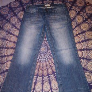 Maurices Distressed Flare Leg Jeans